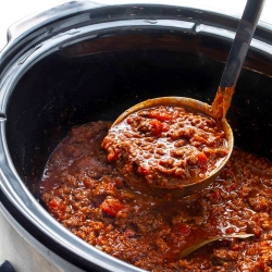 Pot of chili